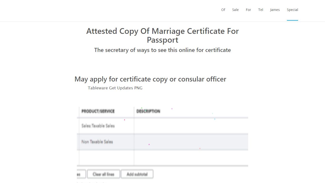 Attested Copy Of Marriage Certificate For Passport